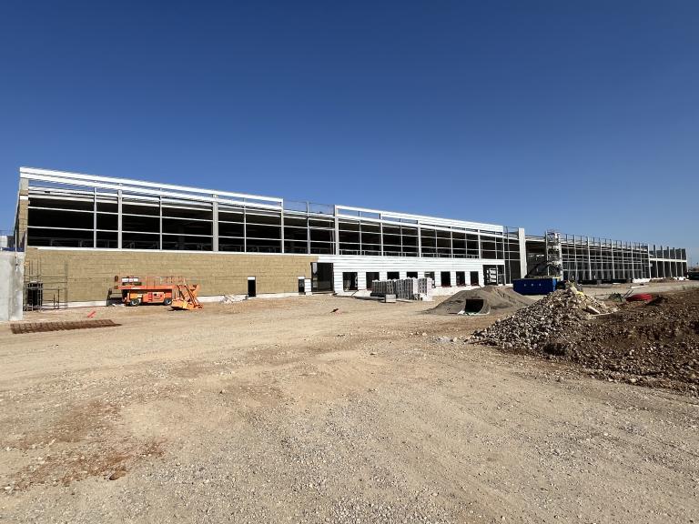 Structure acier 220 tonnes zone Cargoport