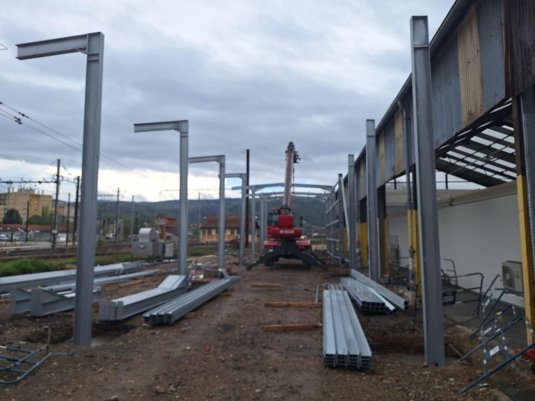 Chantier ferroviaire KAPECI Acier