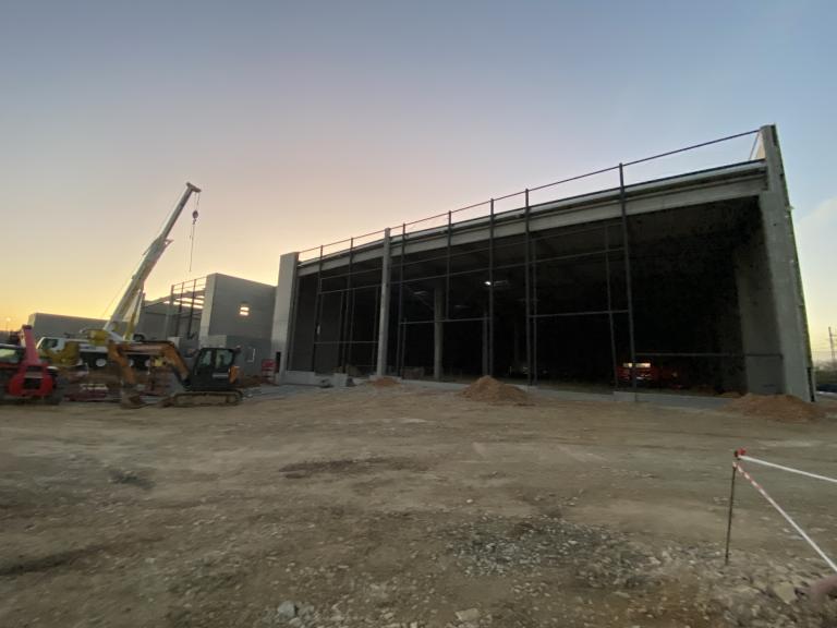 Chantier d’envergure plateforme logistique KAPECI