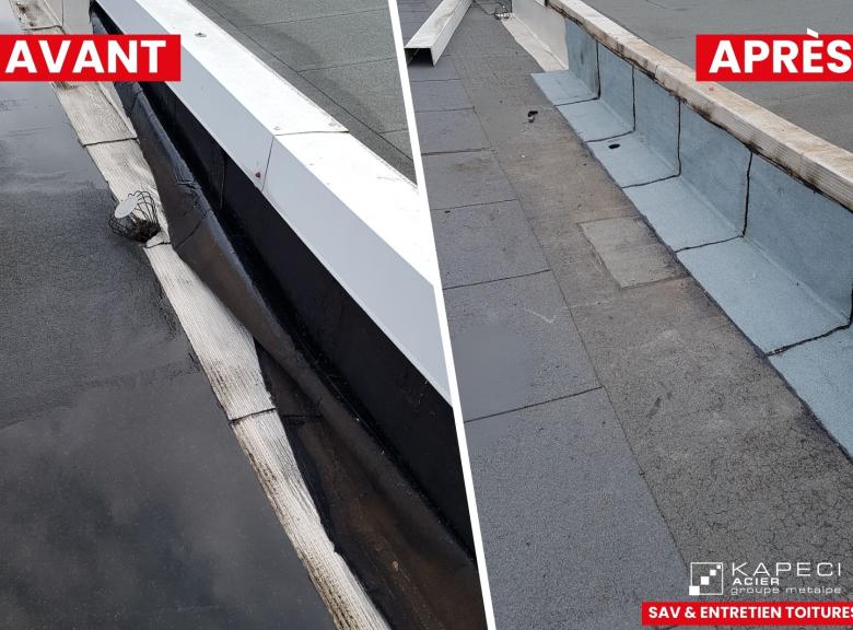 Intervention d’urgence toiture métallique à Saint-Étienne