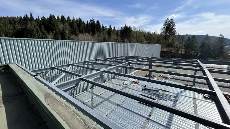 Chantier extension bâtiment industriel Oyonnax